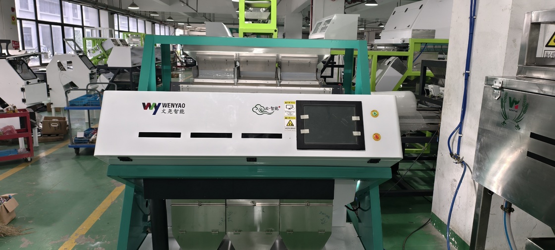 Machines industrielles pour l'alimentation et les boissons Trieur de couleurs WENYAO Trieur optique de couleurs à 3 goulottes Graines de carvi Graines de coriandre Graines de gazon Trieur de couleurs