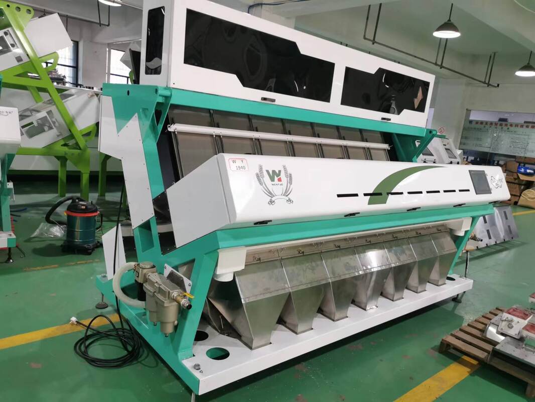 7 chute CCD Grain Nut Bean Cashew Nut Color Sortor RGB Machine de tri des couleurs du riz