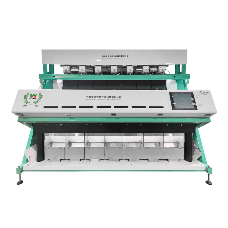 Trieuse optique de couleurs Wenyao 7 Chute avec caméra CCD intelligente pour céréales, tri optique de maïs, trieuse de couleurs pour grains, noix et riz