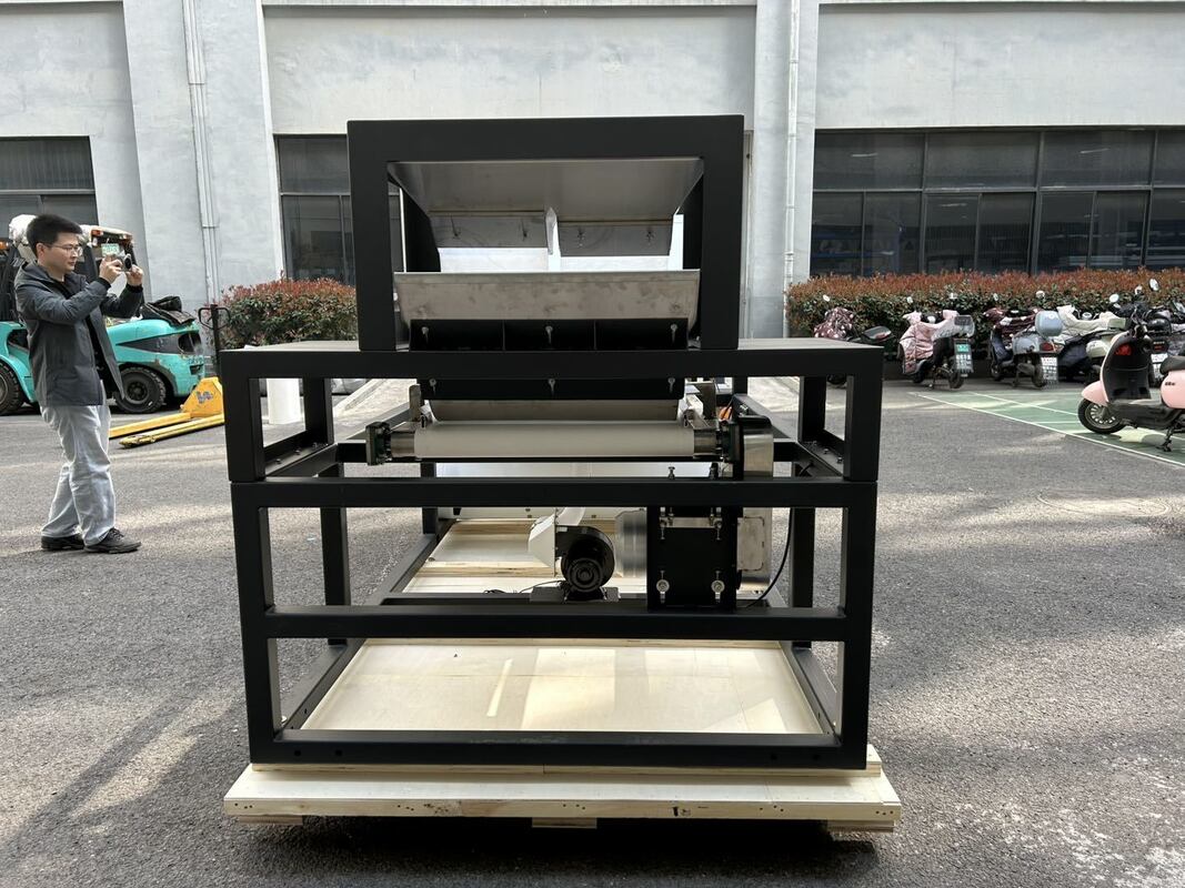 Trieur de couleurs à haute capacité de 600 mm de largeur de bande, couleur Juniper, pour framboises séchées, myrtilles et tri de grains