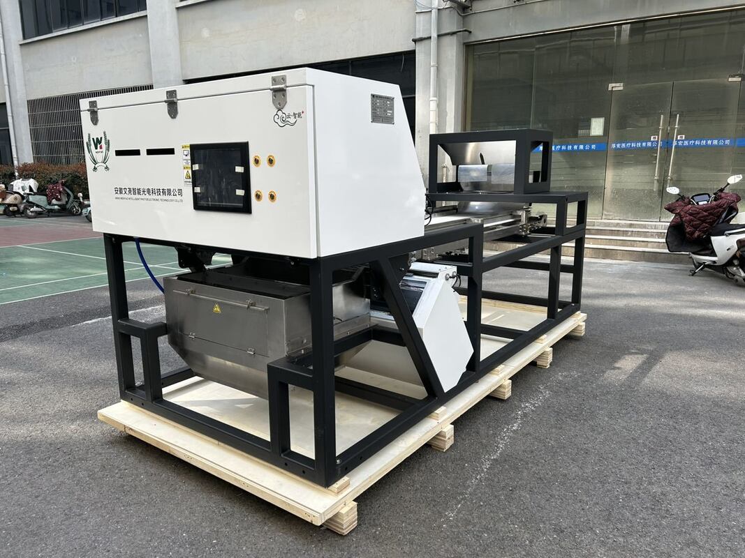 Trieur de couleurs à haute capacité de 600 mm de largeur de bande, couleur Juniper, pour framboises séchées, myrtilles et tri de grains