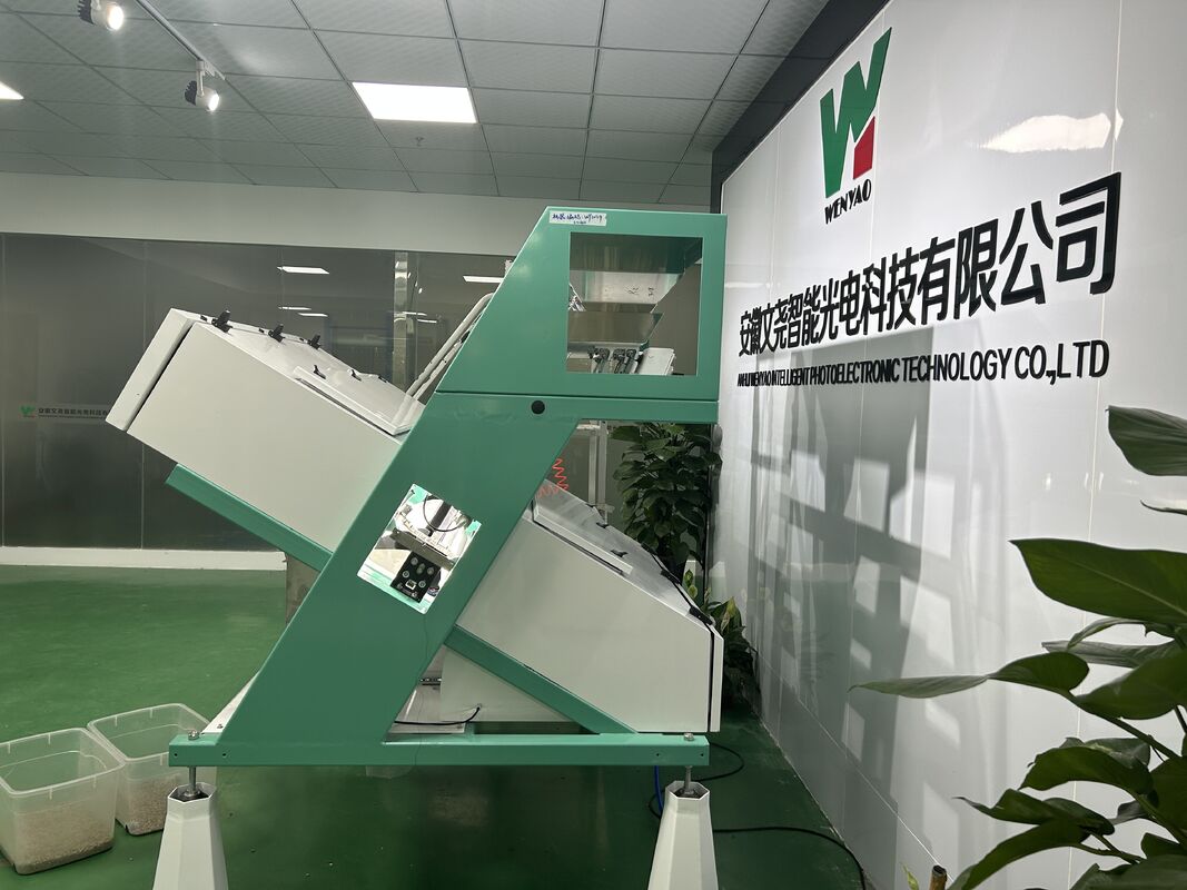 Machine de tri de la couleur du riz à haute précision Wenyao Machine de tri optique pour le nettoyage des céréales avec réservoir d'air de compresseur d'air