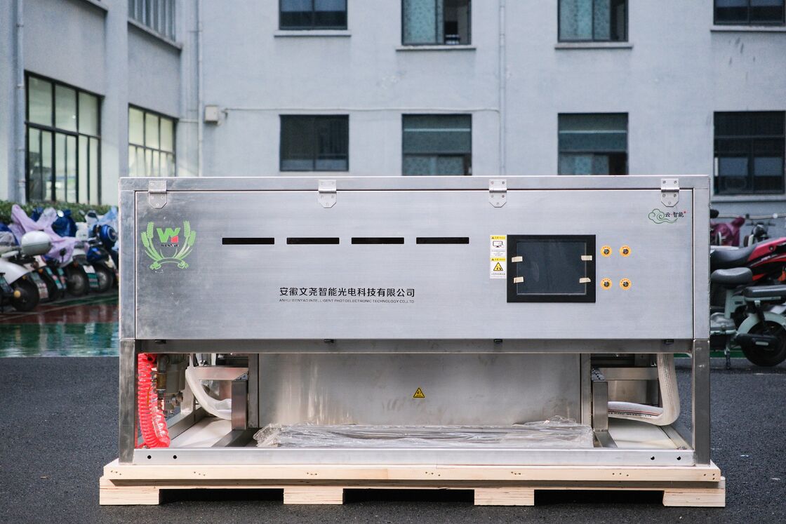 Trieur de couleurs de baies de genièvre Wenyao à bande large en acier inoxydable, myrtille, fraise, framboise, prix d'usine de machine de tri de couleurs avec certificat CE, télécommande