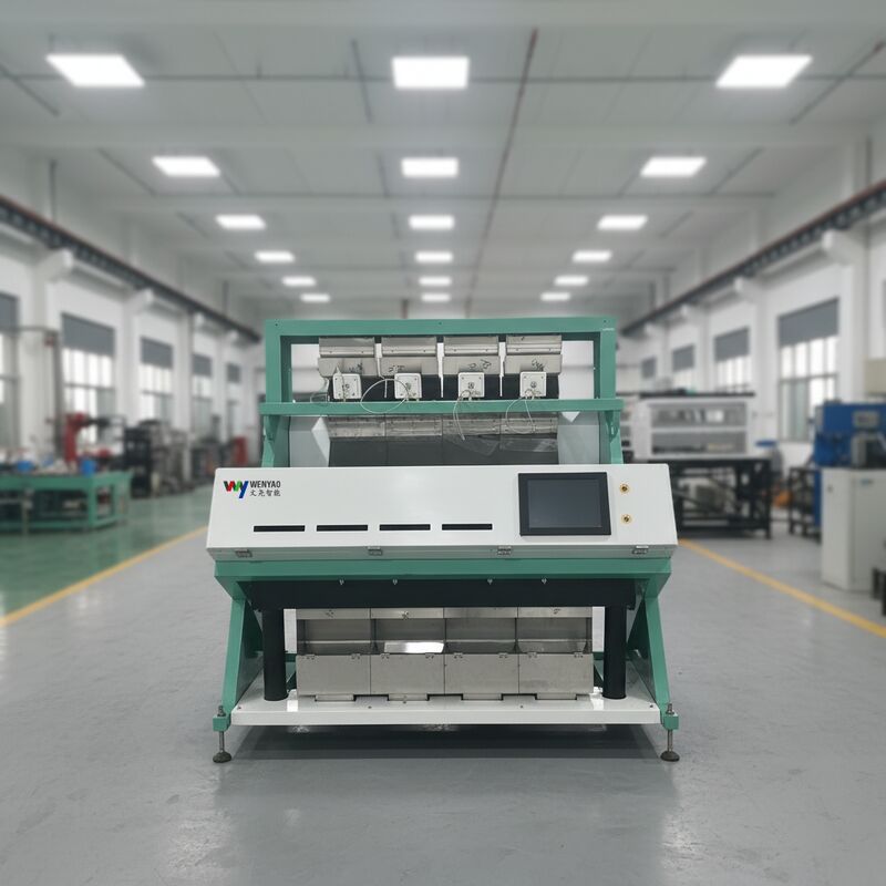 Trieuse optique de grains WENYAO intelligente à 4 goulottes, haute précision et capacité de 2-4 T/H, machine de tri de riz et de blé