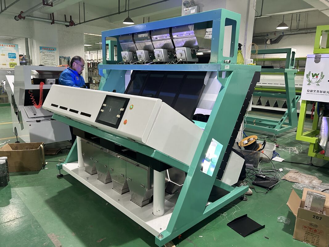 Trieuse optique de grains WENYAO intelligente à 4 goulottes, haute précision et capacité de 2-4 T/H, machine de tri de riz et de blé