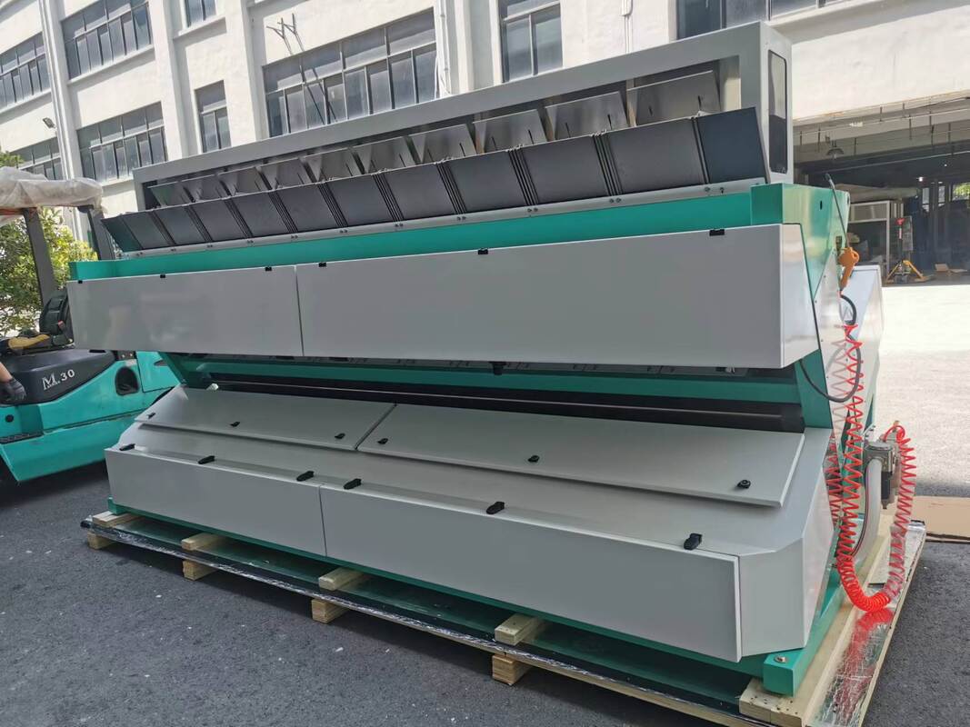 Machine de tri de couleur Wenyao Haute précision de tri ≥99,9% 10 goulottes (640 canaux) Capteur CCD RVB couleur