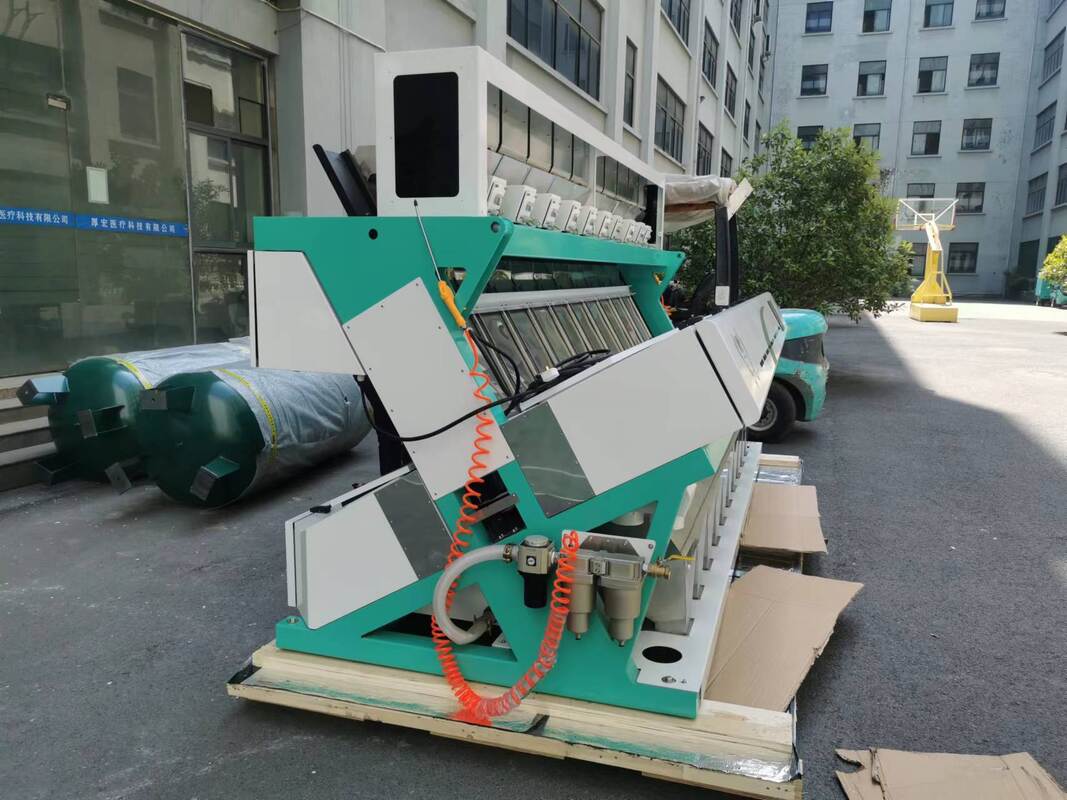 Machine de tri de couleur Wenyao Haute précision de tri ≥99,9% 10 goulottes (640 canaux) Capteur CCD RVB couleur