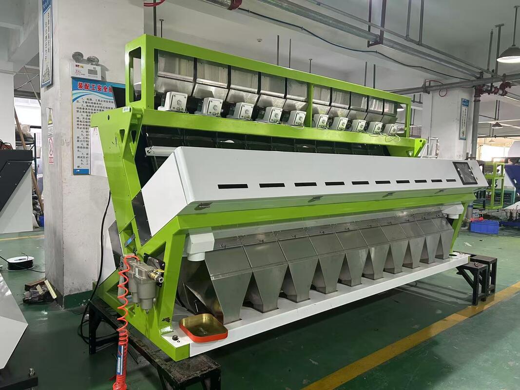 Wenyao 10 Chute 640 canaux de grande capacité Lentilles Mung Bean Color Sorting Machine Sortant optique pour le tri des noix