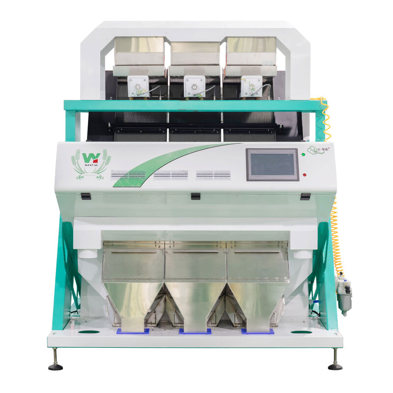 Intelligent Buckwheat Color Sorter Wheat Oats Quinoa Separating Machine 3 Chutes 6 Cameras