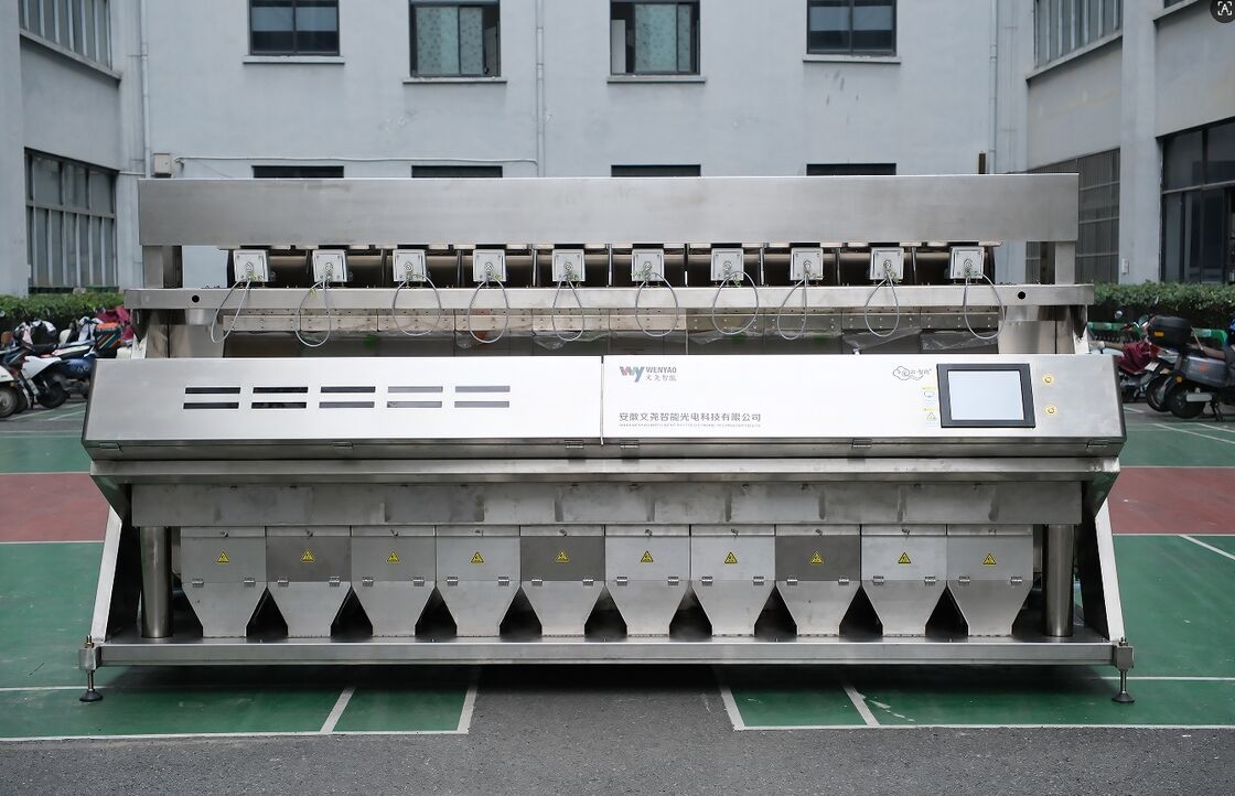 Machine de tri de couleurs à quartz minéral salin anti-corrosif SS316 à haute capacité et 10 canaux avec une précision de tri de 99,99 %