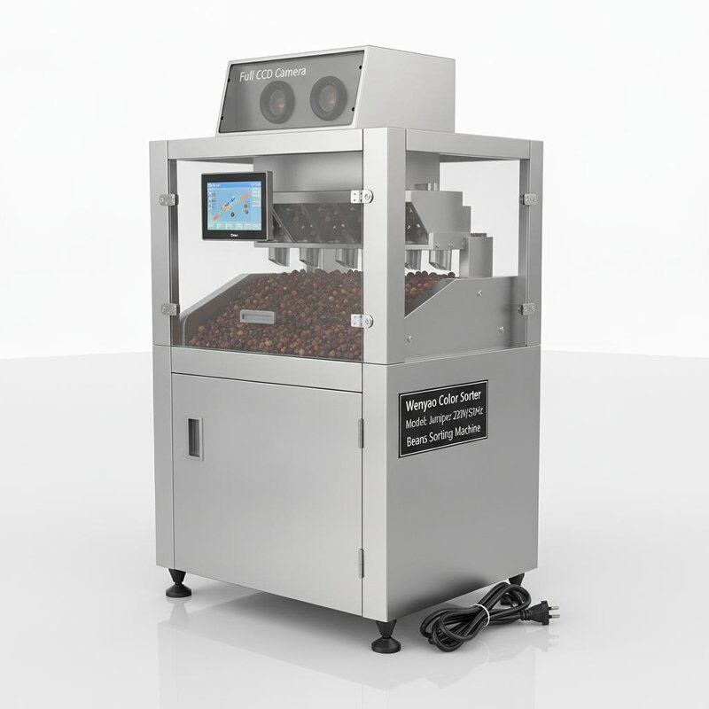Machine de tri des haricots avec une caméra full Ccd pour Juniper de Wenyao Color Sortor et une alimentation 220V/50Hz