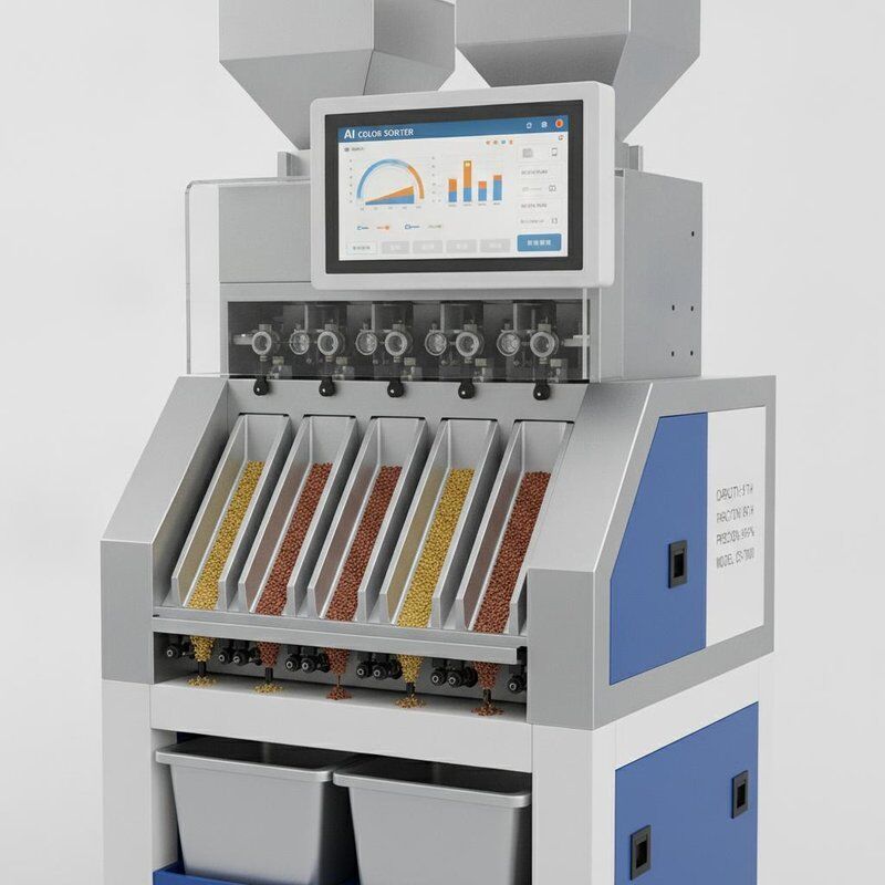 Automatiquement 7 chute style haute technologie AI Roseship graines de colza machines de tri des couleurs