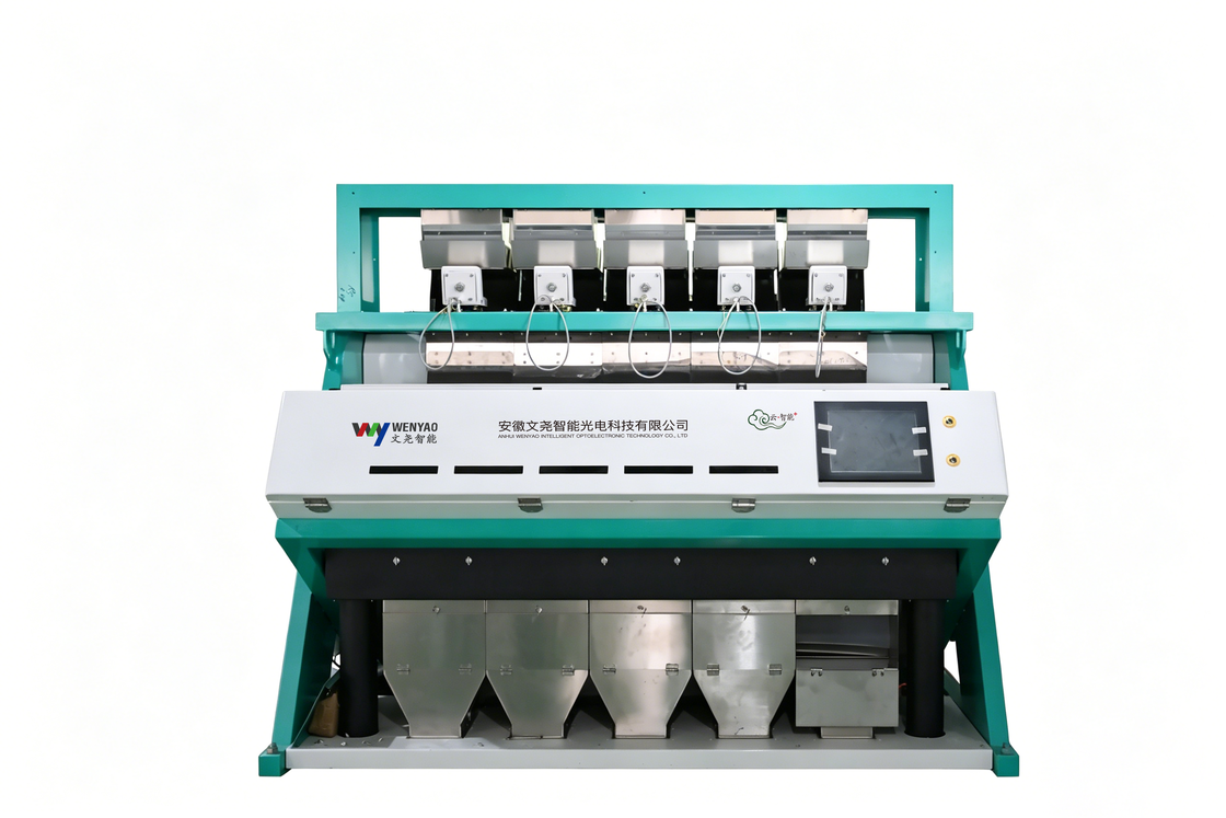 Machine de tri automatique de graines de tournesol Wenyao avec haute précision de 99,99 % et trieur de couleurs CCD avec 5 goulottes, 320 canaux et acier inoxydable de qualité alimentaire 304