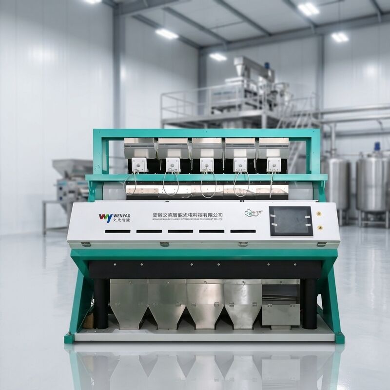 Wenyao AI Grain Optical Sorter Rice Color Sorter Cocoa Bean Color Sorting Machine for Sorting the Color Raisins Dehydrated Vegetable Optical Sorting Machine
