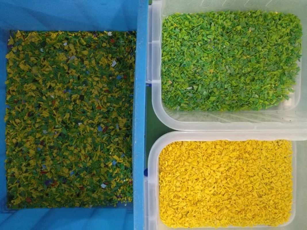 Machine de recyclage de plastique Ccd à couleur complète Sorteur de couleur de plastique Traitement des déchets