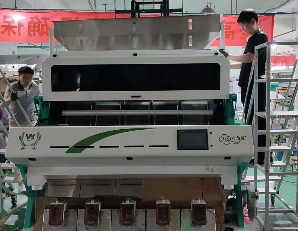 Sortie optique de la trieuse 5000kg/H de couleur de caméra des lentilles RVB de soja de Dall