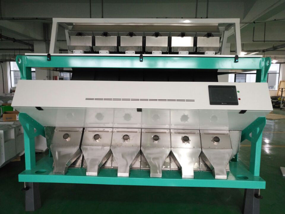 Machine optique de trieuse de couleur de riz de descendeurs de la caméra 12 de RVB pour la rizerie