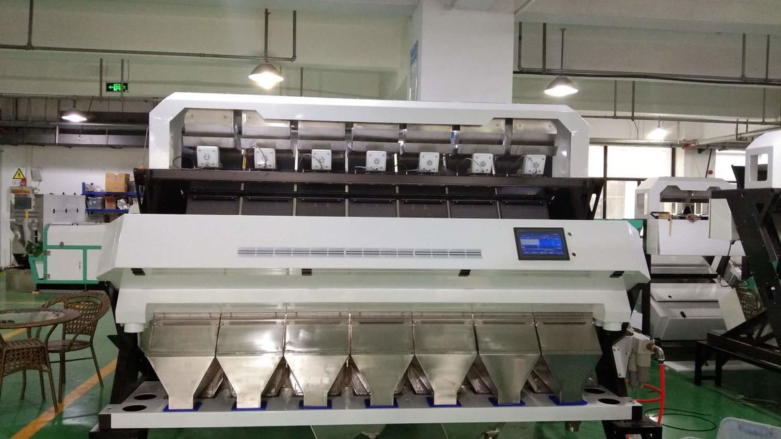 Machine de trieuse de couleur de graine de 7 descendeurs pour la chaîne de fabrication de cardamome