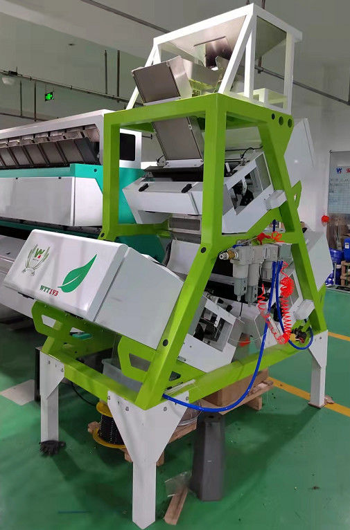 Machine verte 200kg/H de trieuse de couleur de thé noir avec la caméra CCD de RVB