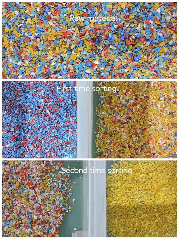 Trieuse 800kg/H de couleur en plastique de rebut avec Wifi à télécommande