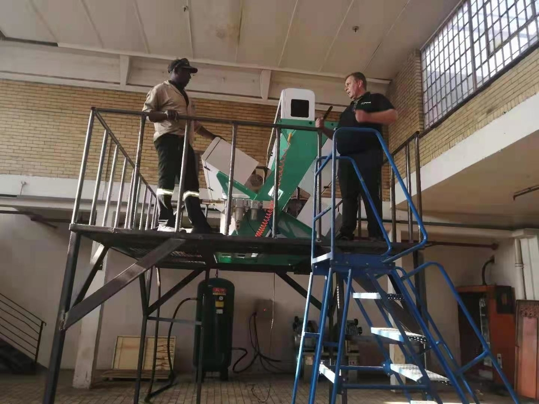 Machine de trieuse de couleur de riz brun pour séparer le riz gâté de qualité