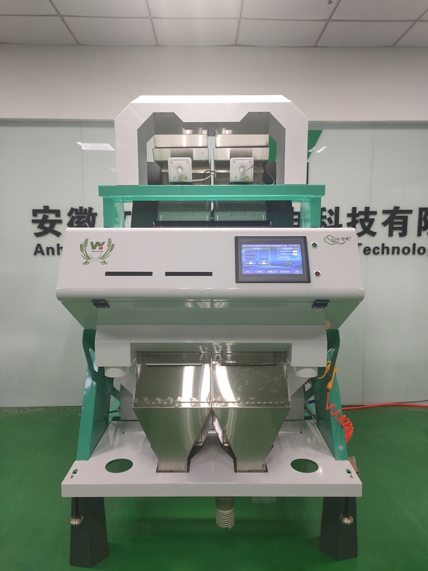 Machine en plastique bleue de trieuse de couleur de 2 descendeurs d'exactitude de tri de WENYAO With 99,99%
