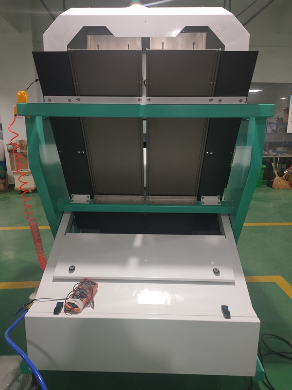 Machine en plastique bleue de trieuse de couleur de 2 descendeurs d'exactitude de tri de WENYAO With 99,99%