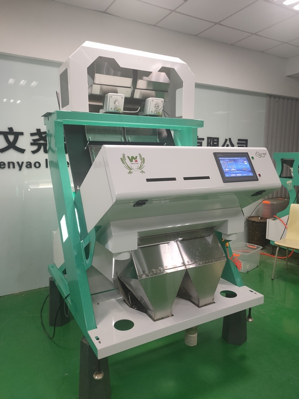 Machine en plastique bleue de trieuse de couleur de 2 descendeurs d'exactitude de tri de WENYAO With 99,99%