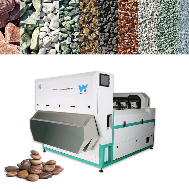 Trieuse à haute production de couleur de minerai de 8 Tons/H avec la bande de conveyeur