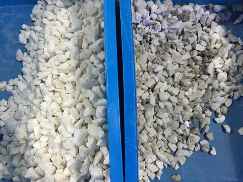 Trieuse à haute production de couleur de minerai de 8 Tons/H avec la bande de conveyeur