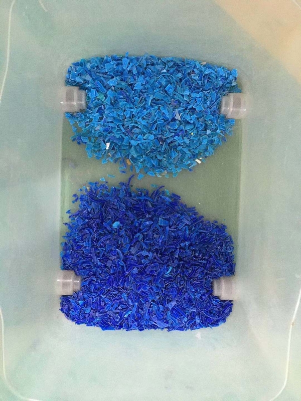 Machine en plastique bleue de trieuse de couleur de 2 descendeurs d'exactitude de tri de WENYAO With 99,99%