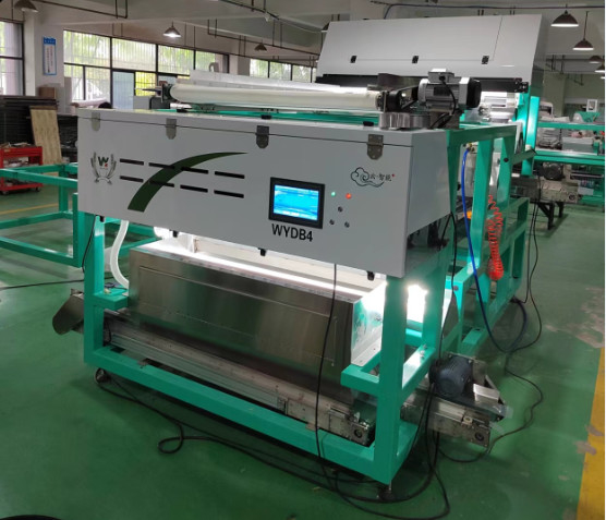 Machine de tri des couleurs de verre à haute capacité pour le mélange de verre