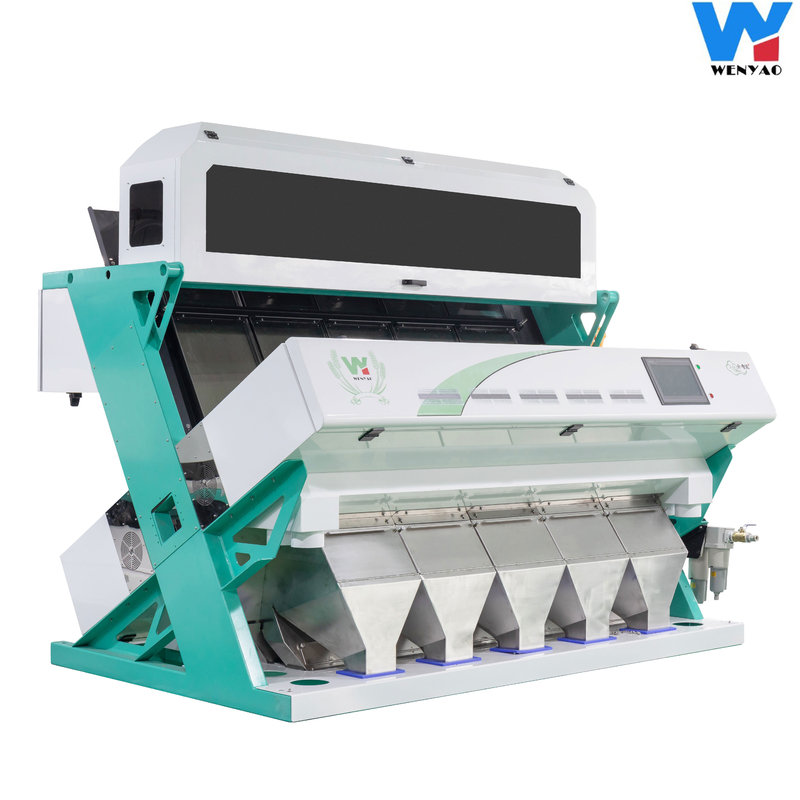 La machine de séparateur de couleur de maïs de grain de plus grande capacité avec le CCD LED allume chaud au Brésil
