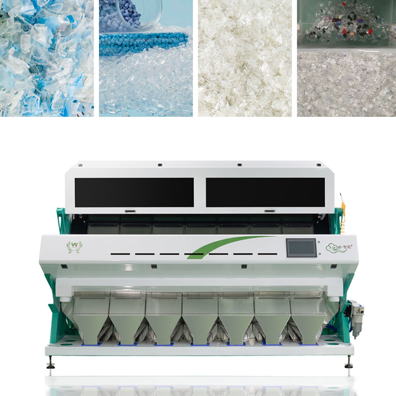 7 flocons d'ABS de PVC d'animal familier les meilleur marché du descendeur pp colorent la trieuse pour la ligne de réutilisation en plastique