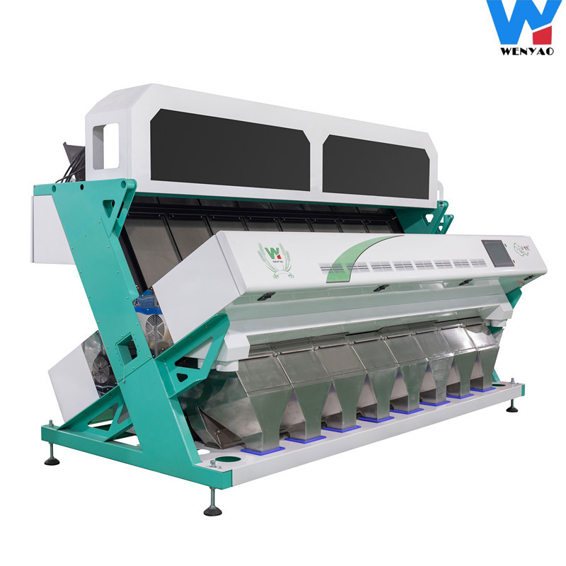 2022 512 de bonne qualité achemine la machine multifonctionnelle de trieuse de couleur de 8 descendeurs chaude au Japon
