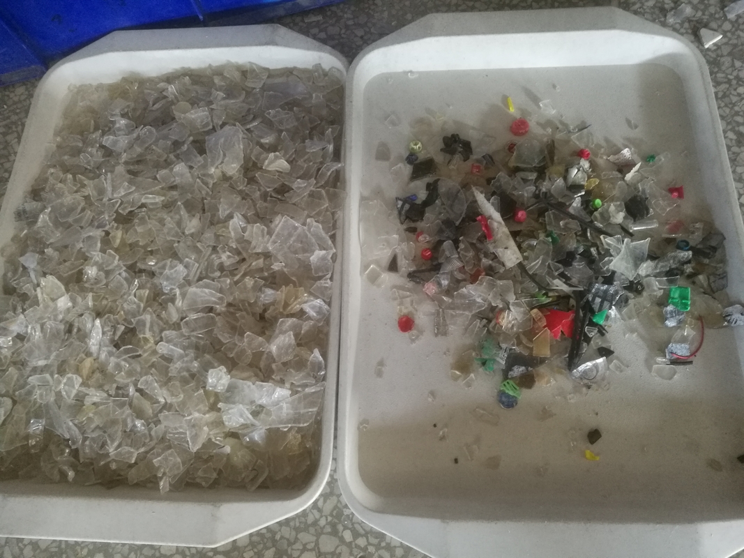Approbation multifonctionnelle réutilisée de la trieuse ISO9001 de couleur de flocons en plastique mélangés