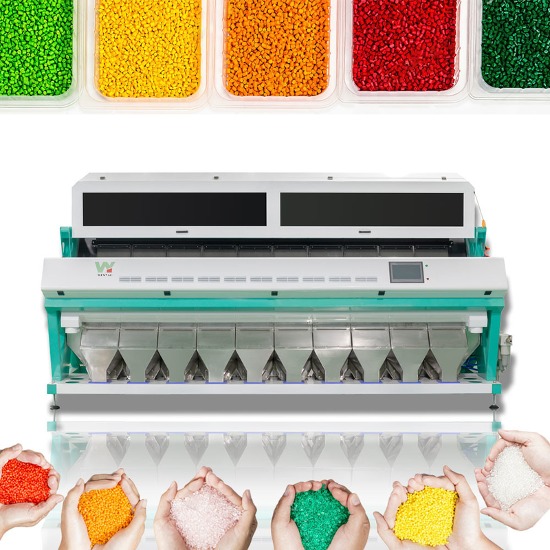 Approbation multifonctionnelle réutilisée de la trieuse ISO9001 de couleur de flocons en plastique mélangés
