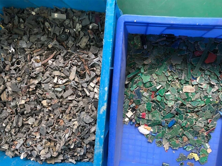 déchets métalliques en aluminium de cuivre minéraux de zinc de trieuse de la couleur 3t/H
