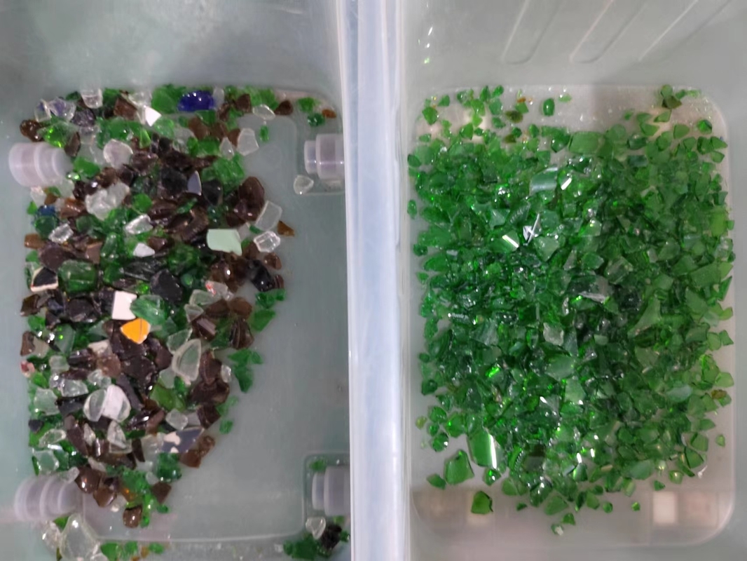 Trieuse de couleur de capacité élevée pour le HDPE en plastique en verre mélangé de PVC de pe