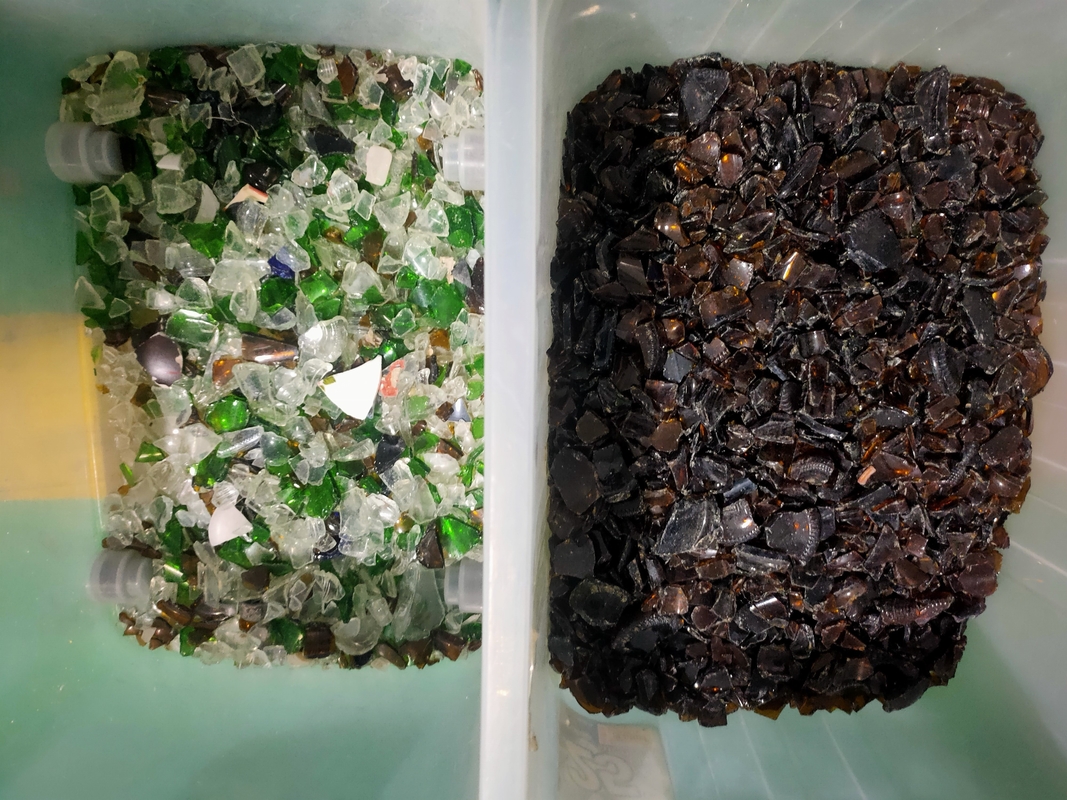 Trieuse de couleur de capacité élevée pour le HDPE en plastique en verre mélangé de PVC de pe