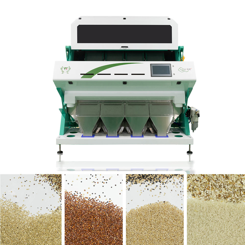 WENYao 4 chute la trieuse de couleur de riz brun de prix usine de 256 canaux