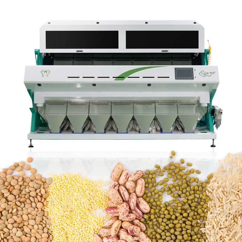 Trieuse visqueuse de couleur de riz du CCD LED pour l'usine de fraisage de riz