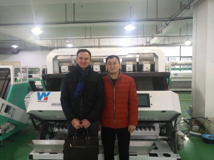 6 chute caméra optique CCD intelligente PET PVC HDPE plastique machine de tri des couleurs 8