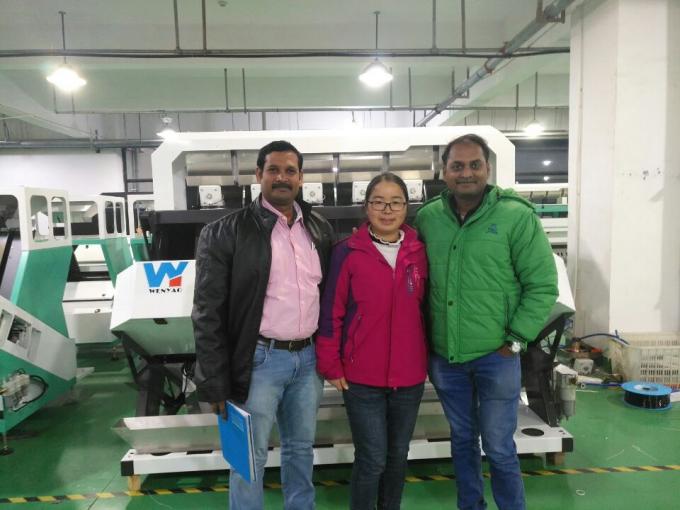 10 Chute vert bleu brun blanc verre machine de tri des couleurs pour le tri des couleurs avec télécommande WiFi 12