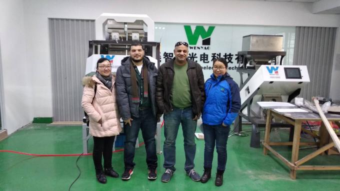 10 Chute vert bleu brun blanc verre machine de tri des couleurs pour le tri des couleurs avec télécommande WiFi 15