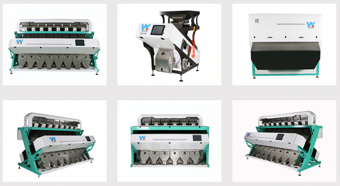 6 chute caméra optique CCD intelligente PET PVC HDPE plastique machine de tri des couleurs 13