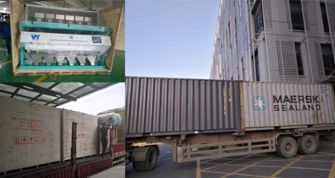 10 Chute vert bleu brun blanc verre machine de tri des couleurs pour le tri des couleurs avec télécommande WiFi 21