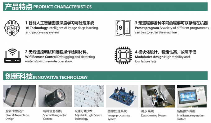 Machine de tri du thé Wenyao CCD pour le tri du thé noir au Sri Lanka 5