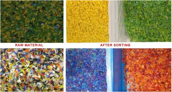 Machine de tri automatique à haute sortie de la caméra CCD pour les déchets plastiques 4