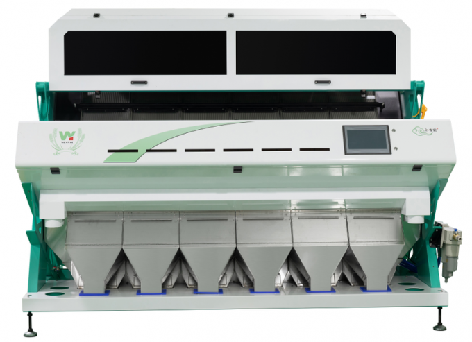 Machine de tri en couleur de noix de cajou à 6 chute intelligente avec capteur Toshiba CCD et caméra RVB 5